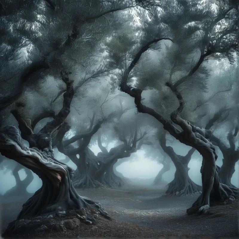 Misty Ancient Forest