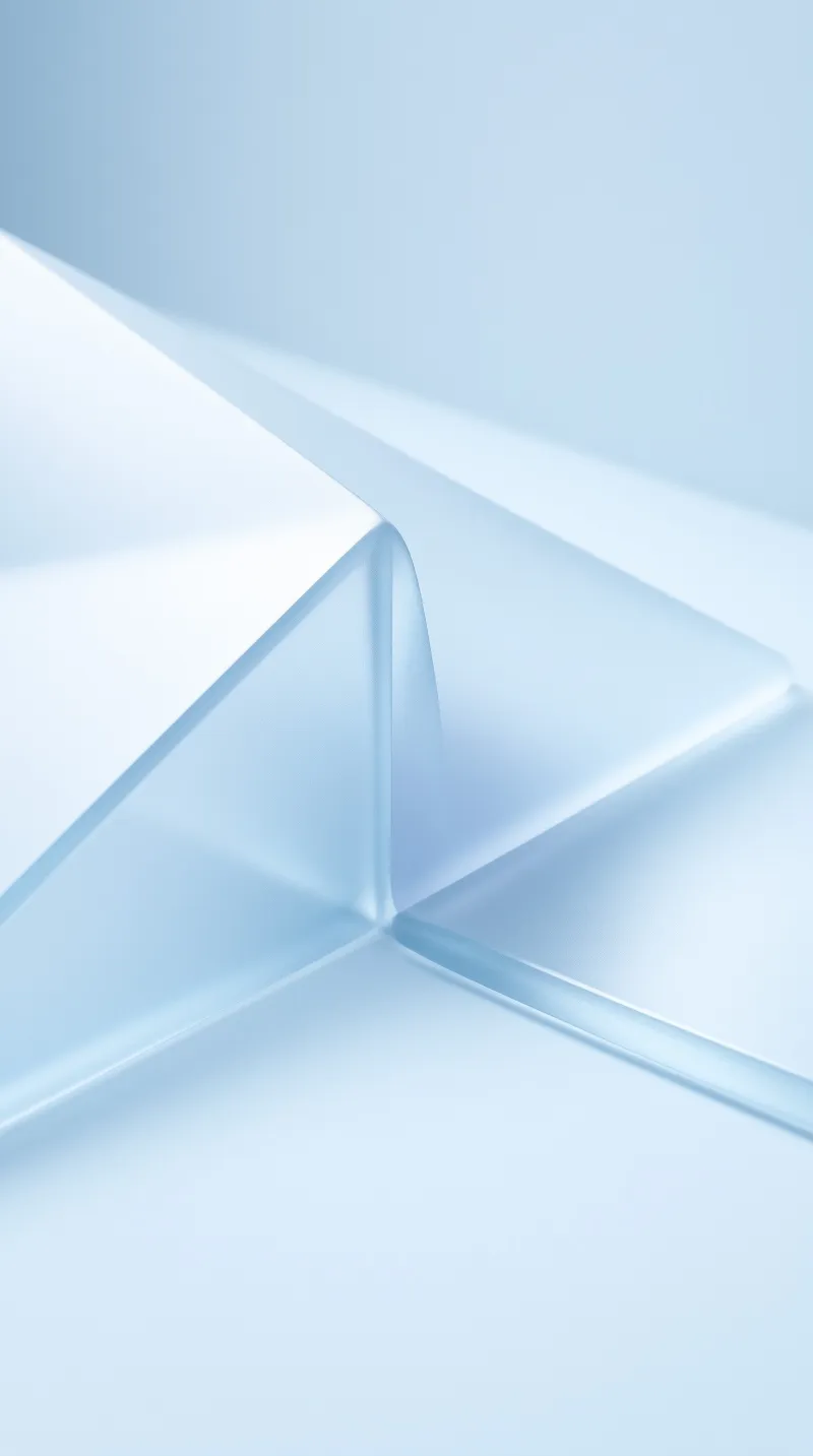 Abstract Blue Geometric Forms