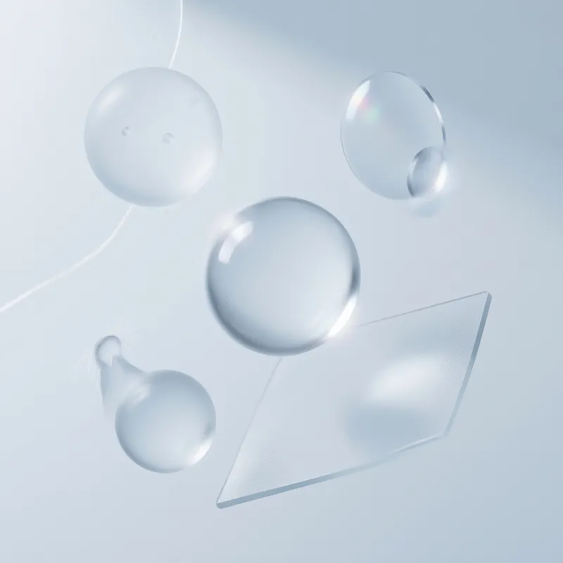 Floating Glass Spheres — Material Study