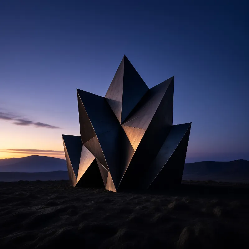 Abstract Geometric Sculpture