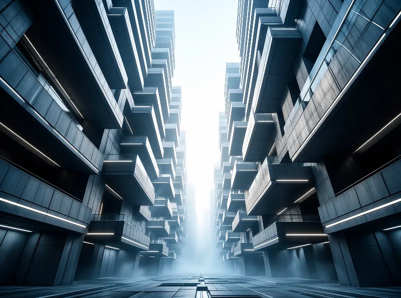 Futuristic City Canyon