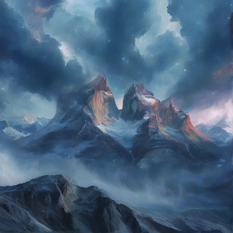 Mystical Mountain Peaks