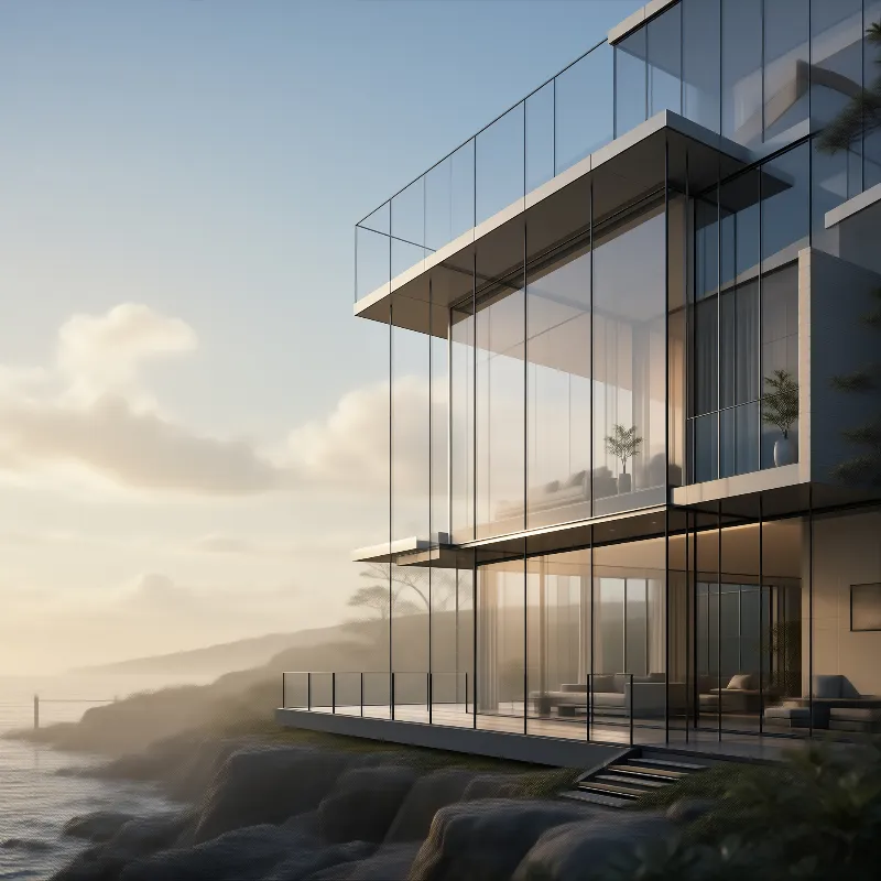 Modern Coastal Glass House