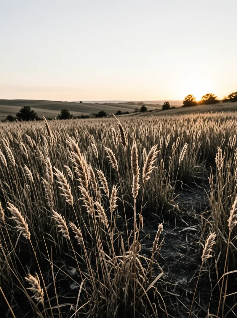 Wheat Field at Sunset