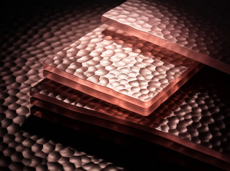 Hammered Copper Sheets