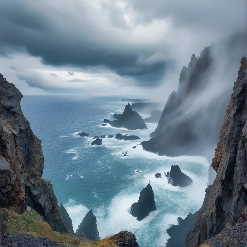 Dramatic Coastal Landscape