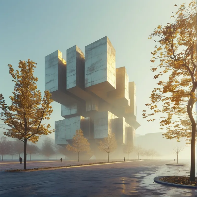 Misty Geometric Architecture