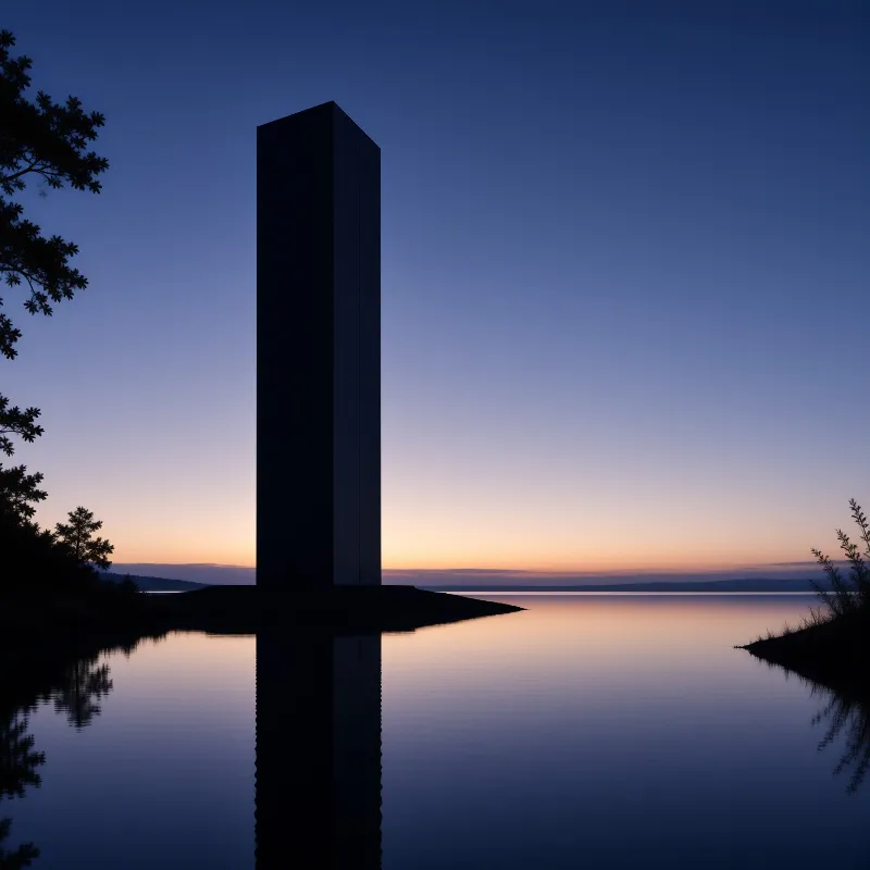 Monument at Dusk