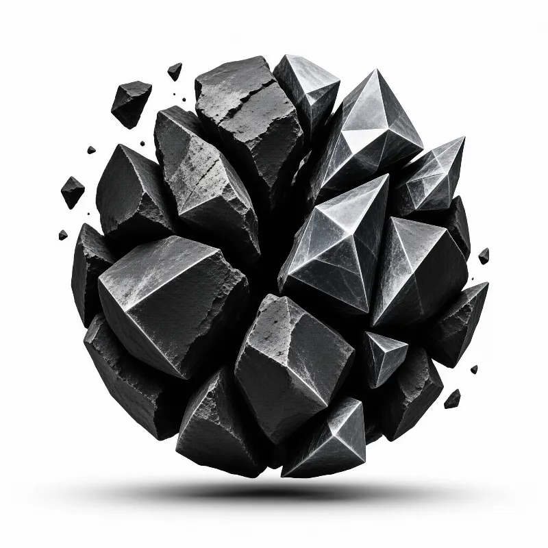 Black Crystal Explosion