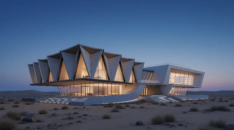 Futuristic Desert Villa
