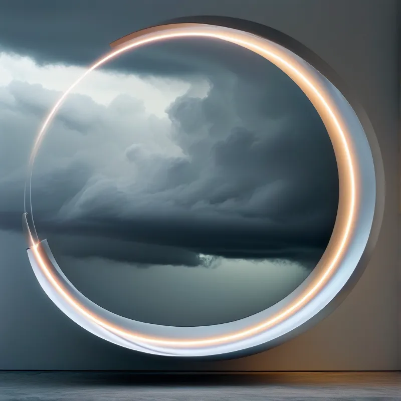 Circular Storm Window