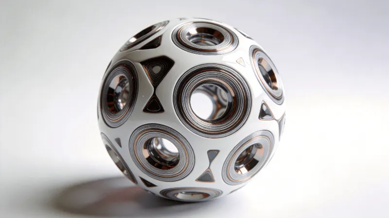 Surreal Geometric Sphere