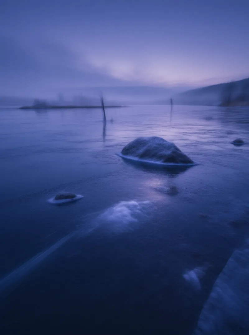 Serene Blue Long Exposure