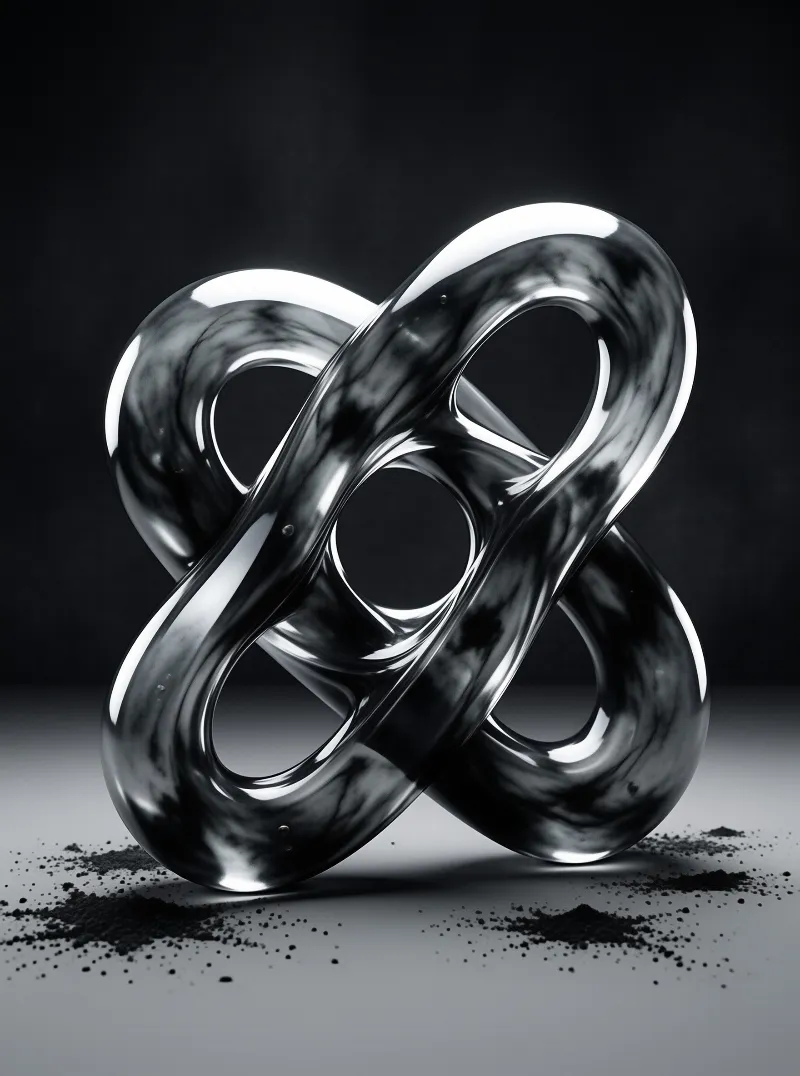 Abstract Metallic Sculpture