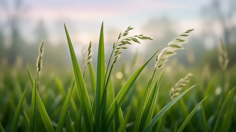 Green Grass Close Up
