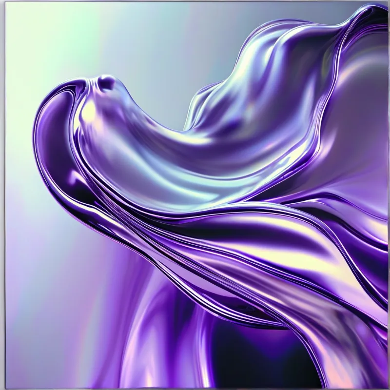 Liquid Purple Wave