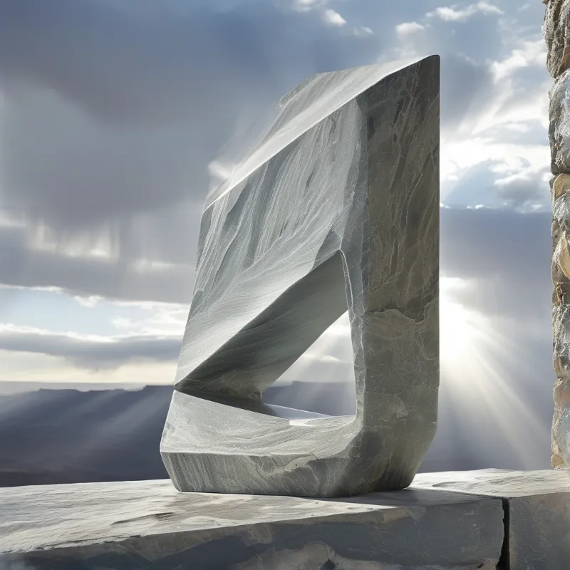 Abstract Stone Sculpture