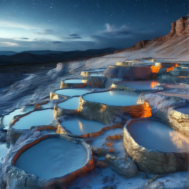 Starry Night Hot Spring Terraces