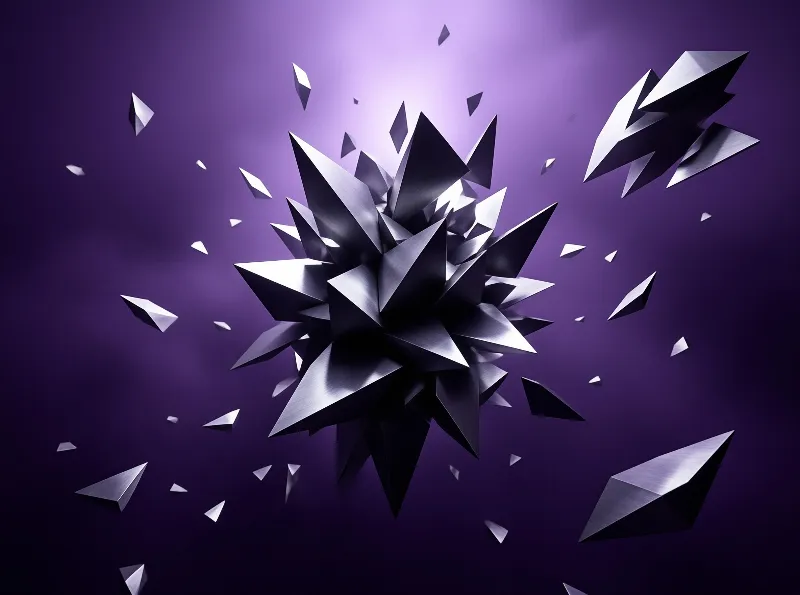 Metallic Shatter Burst