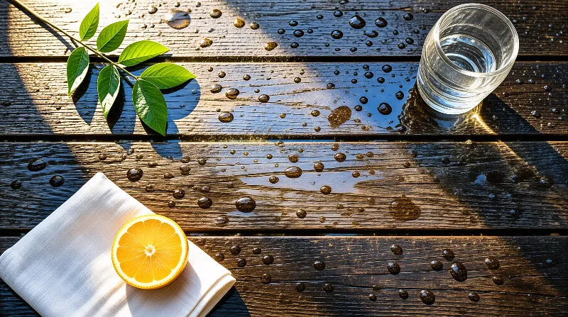 Fresh Orange and Water