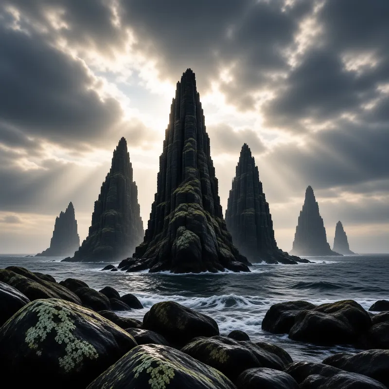 Dramatic Sea Stacks