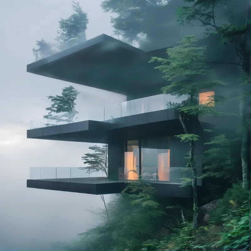 Modern Cliffside House