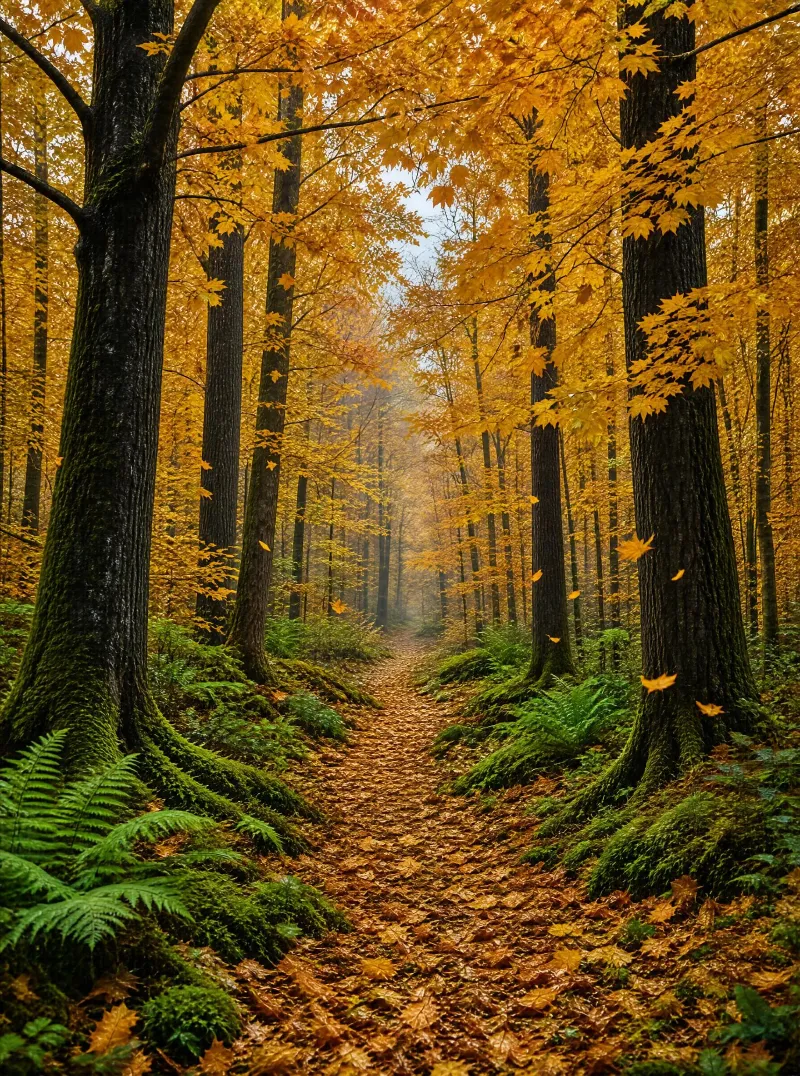 Autumn Forest Path