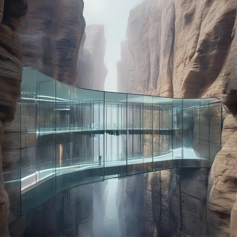 Canyon Glass Structure