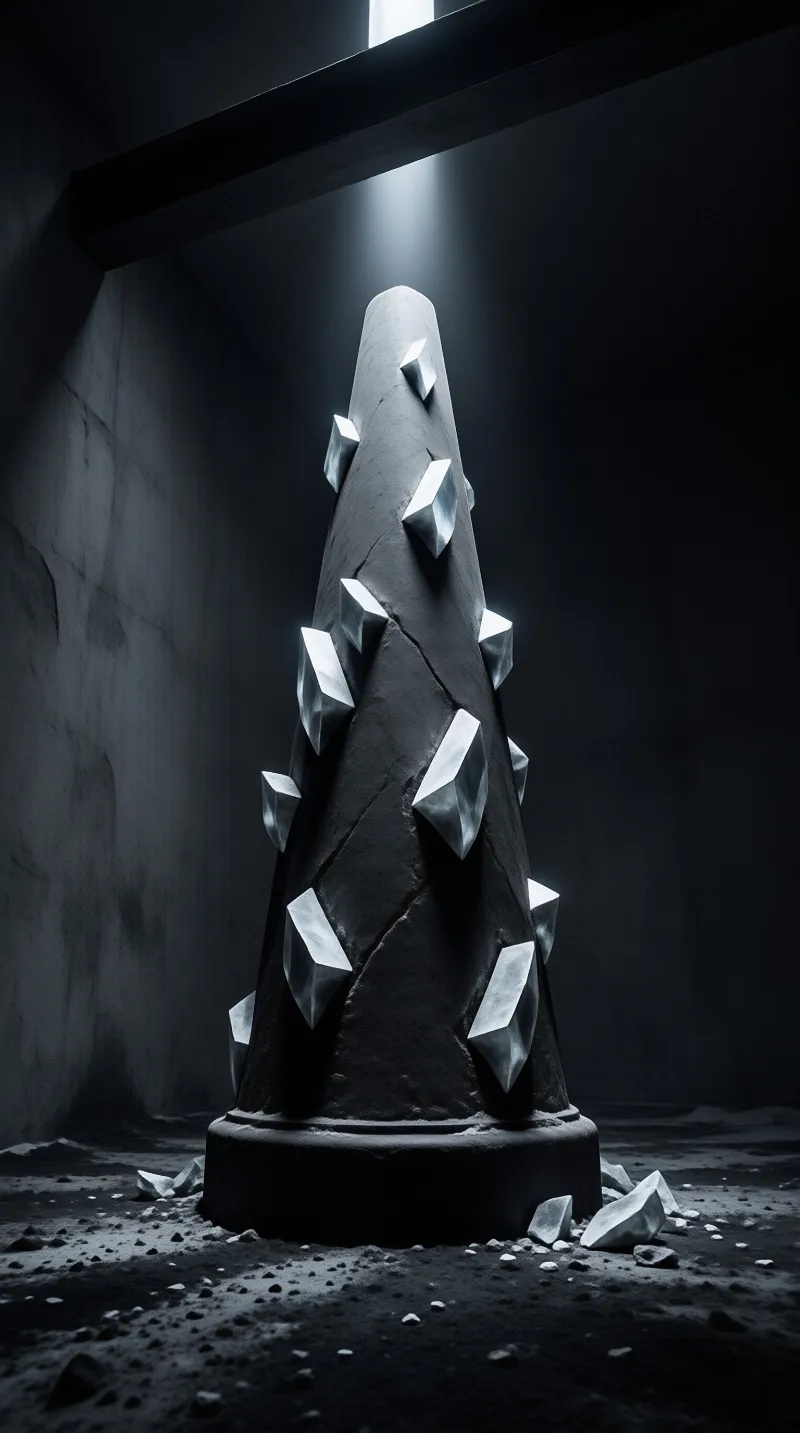 Illuminated Crystal Monolith