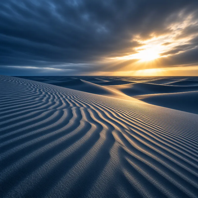 Desert Dunes at Sunset