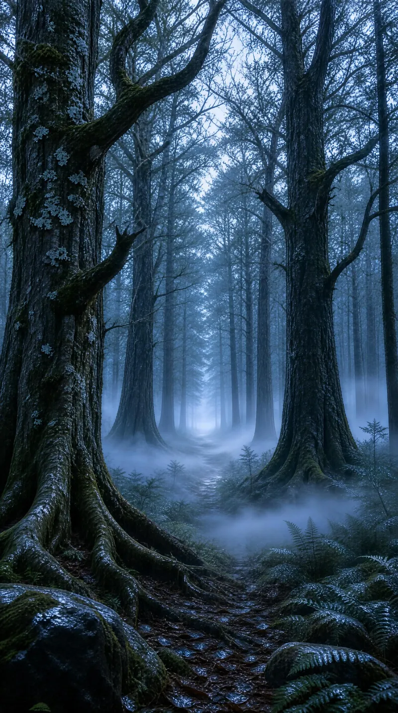 Misty Ancient Forest