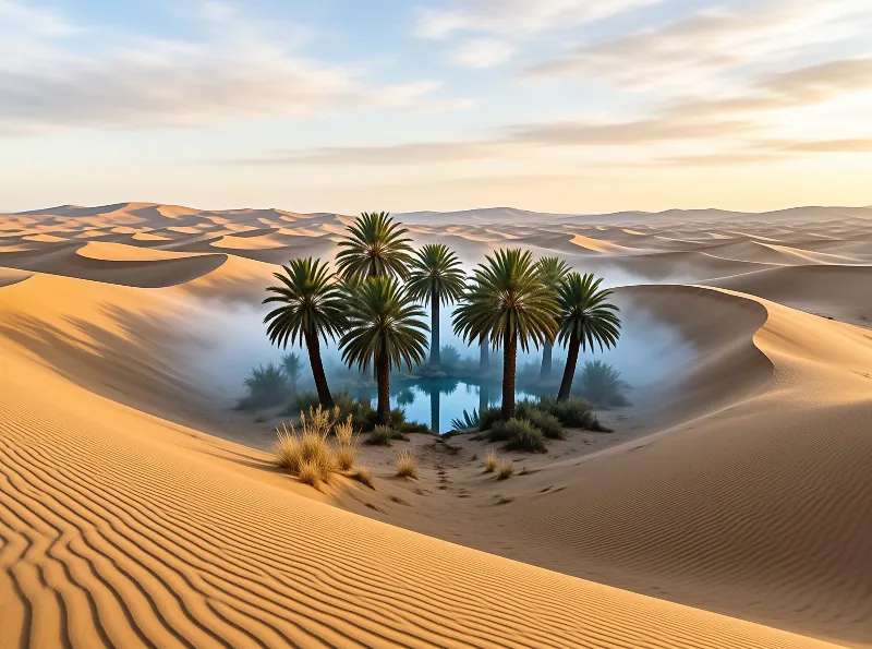 Serene Desert Oasis