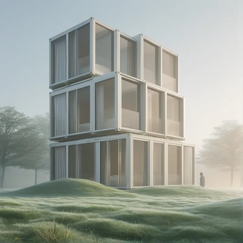 Misty Prefab Home in Meadow
