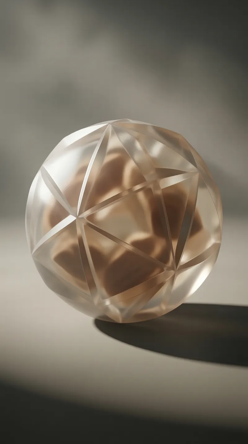 Faceted Crystal Sphere