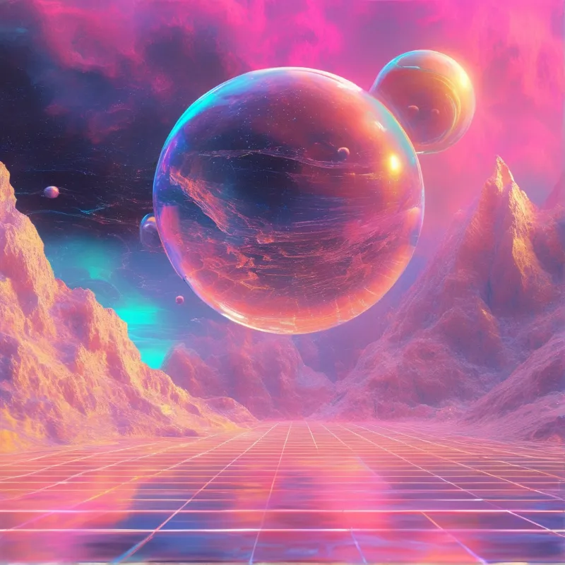 Retro Futuristic Space