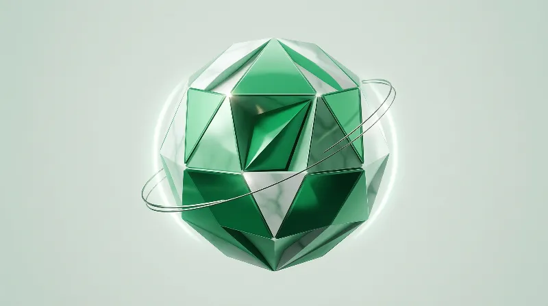 Green Crystal Sphere