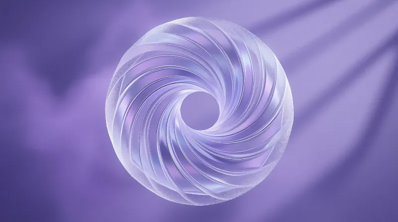 Purple Spiral Abstract