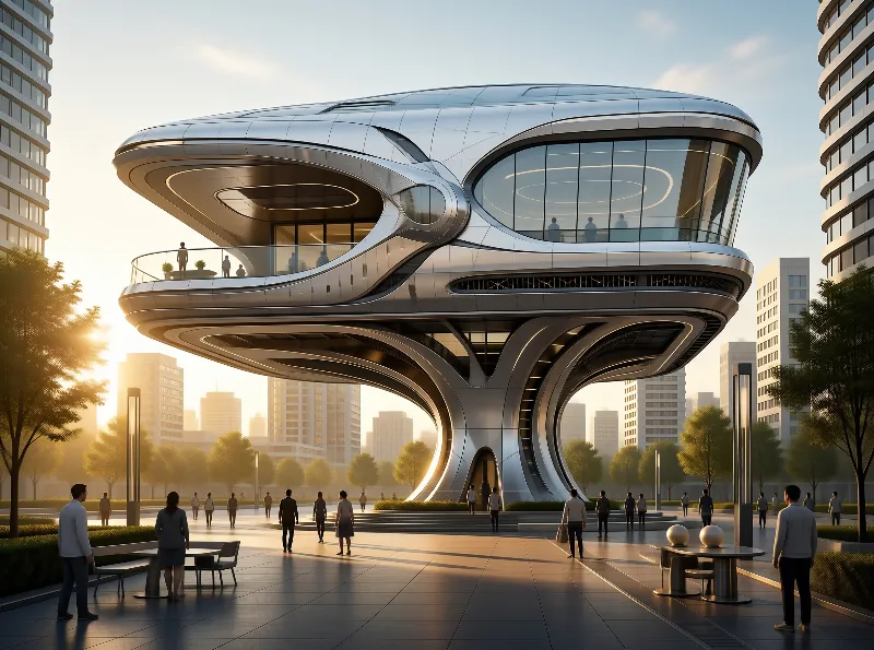Futuristic Architectural Pod
