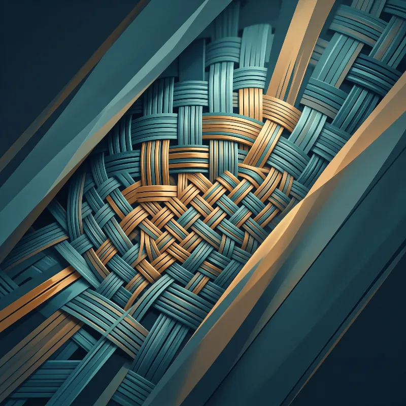 Abstract Woven Pattern