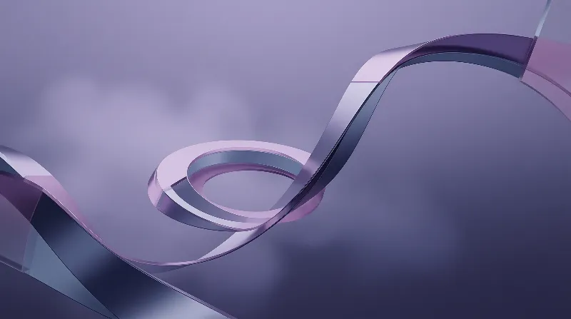 Abstract Purple Flow