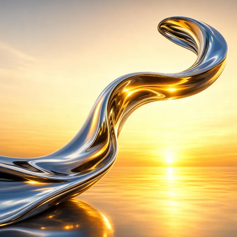 Abstract Metal Wave