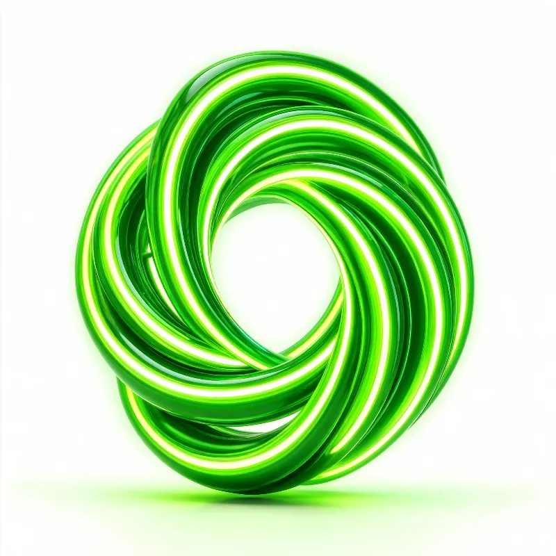 Green Twisted Ring