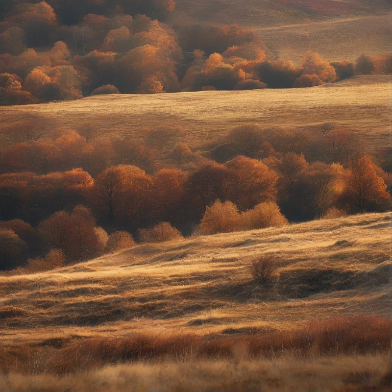 Autumn Hills at Golden Hour