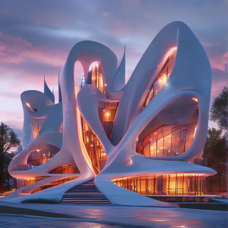 Futuristic Organic Structure