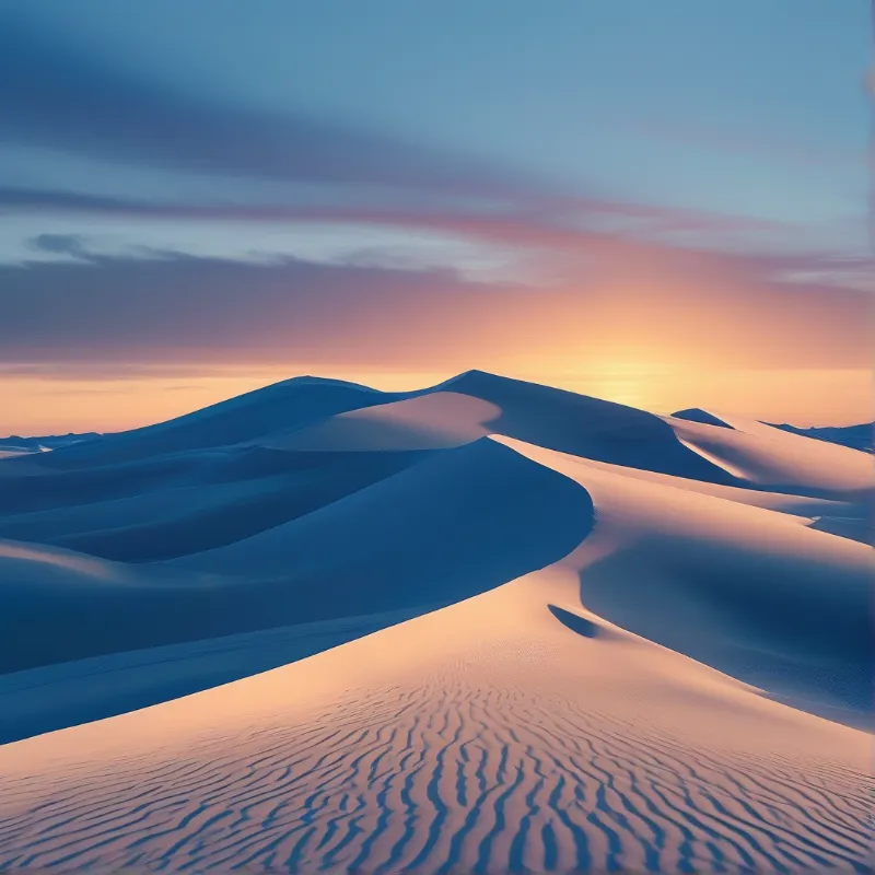 Desert Dunes at Sunset