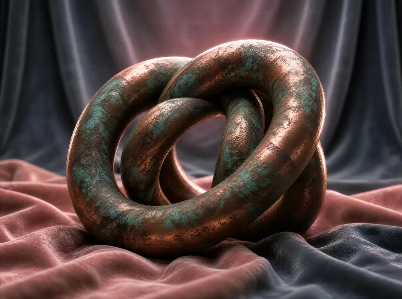 Twisted Bronze Knot