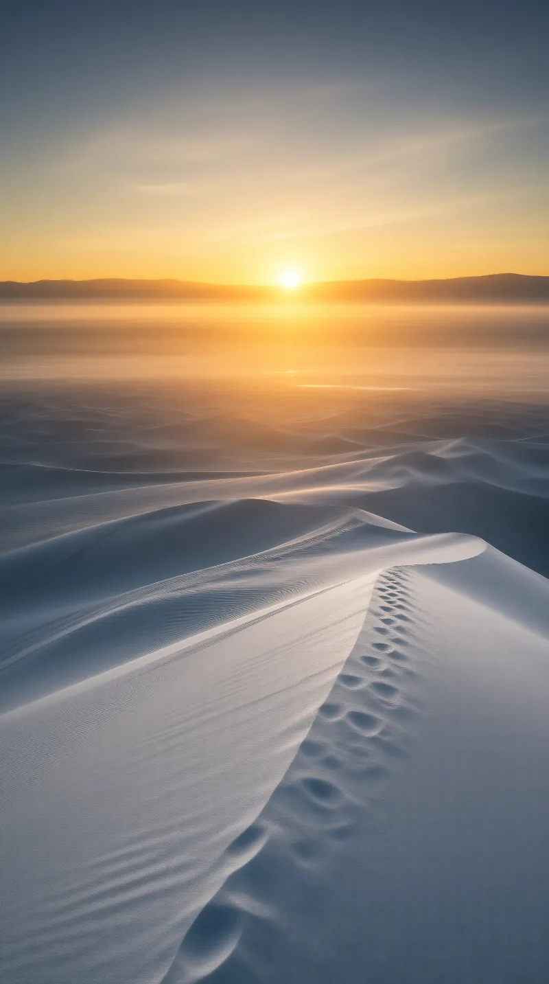 Desert Dunes at Sunrise