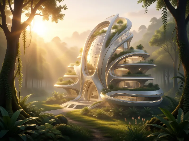Futuristic Forest Dwelling