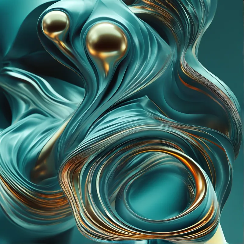 Abstract Fluid Artwork