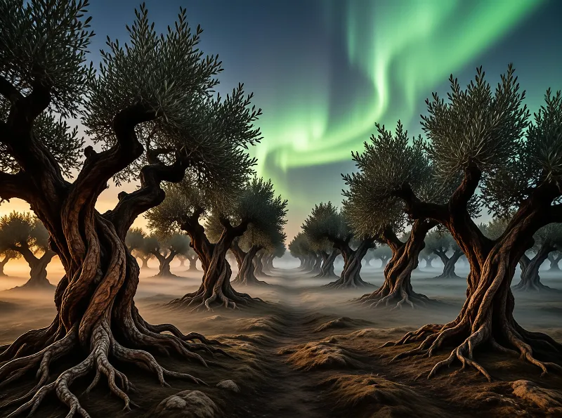 Twisted Trees Under Aurora